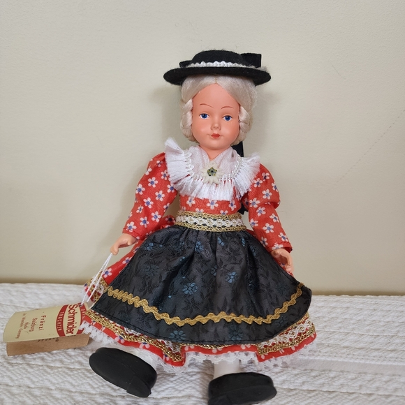 Vintage Original Schmider Trachten German Doll Franzi Salzburg Traditional Dress - Picture 2 of 9